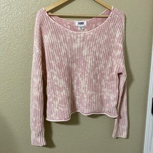 Victoria secret pink sweater knitted sweater